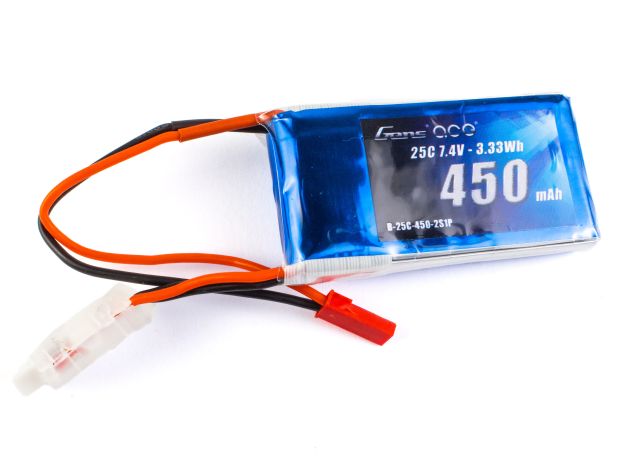Акумулятор Gens Ace 450mAh 2S 25C , Світлина 2