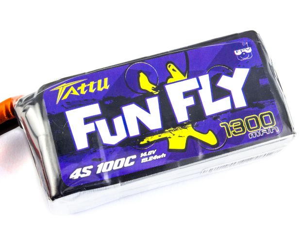Акумулятор TATTU FunFly 1300mAh 4S 100C, Світлина 1