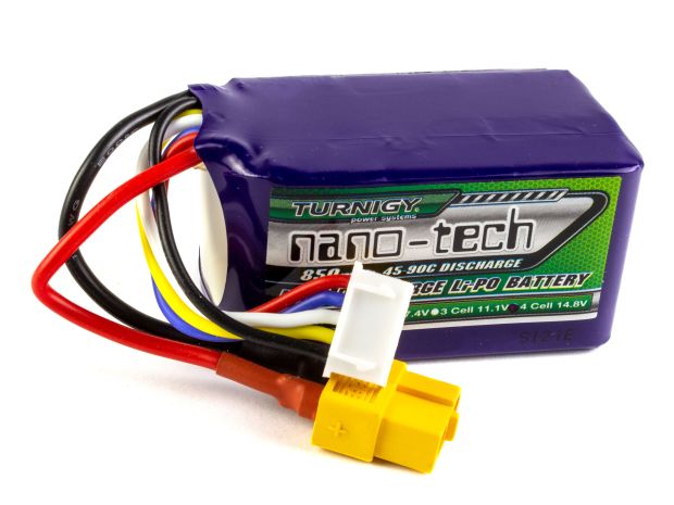 Акумулятор Turnigy nano-tech 850mAh 4S 45C, Світлина 1