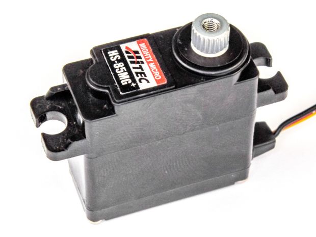 Сервомеханізм аналоговий Hitec HS-85MG 21.8g/3.02kg/0.16sec (4.8В), Світлина 1