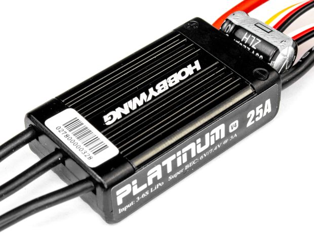 Регулятор безколекторний Hobbywing Platinum 25A V4, Світлина 1
