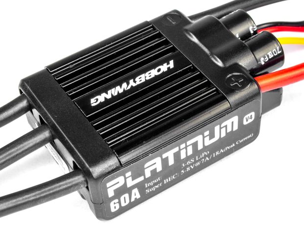 Регулятор безколекторний Hobbywing Platinum 60A V4, Світлина 1