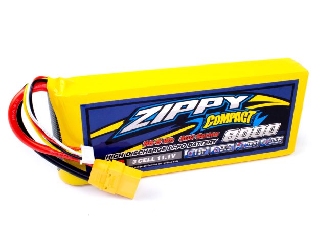 Акумулятор ZIPPY Compact 8000mAh 3S 30C, Світлина 1