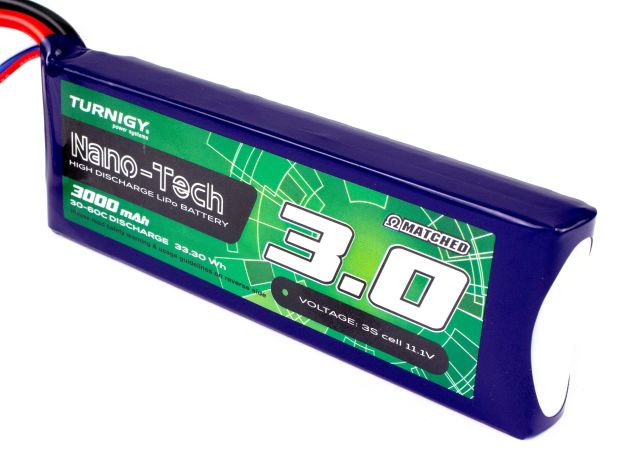 Акумулятор Turnigy nano-tech 3000mAh 3S 30C, Світлина 2