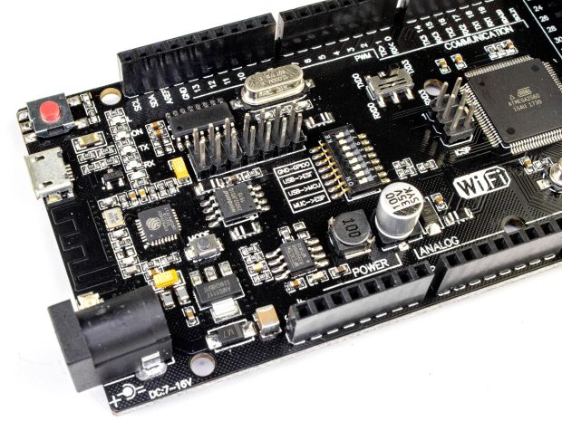 Контролер Arduino Mega 2560 R3 (CH340G) + Wi-Fi модуль (ESP8266), Світлина 2