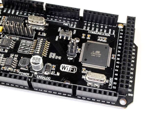 Контролер Arduino Mega 2560 R3 (CH340G) + Wi-Fi модуль (ESP8266), Світлина 3