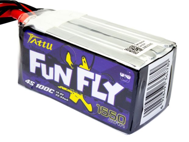 Акумулятор TATTU FunFly 1550mAh 4S 100C, Світлина 2