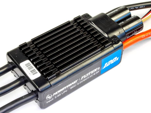 Регулятор безколекторний Hobbywing FlyFun 120A V5, Світлина 1