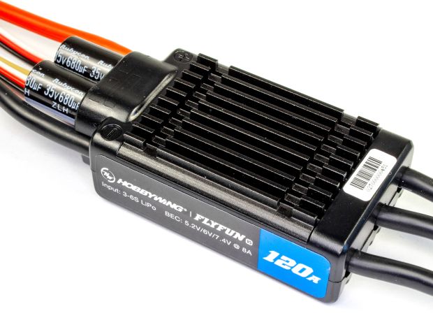 Регулятор безколекторний Hobbywing FlyFun 120A V5, Світлина 2