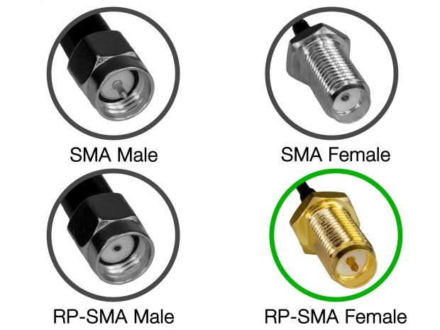 Подовжувач антени UFL RP-SMA-F (100мм), Світлина 5