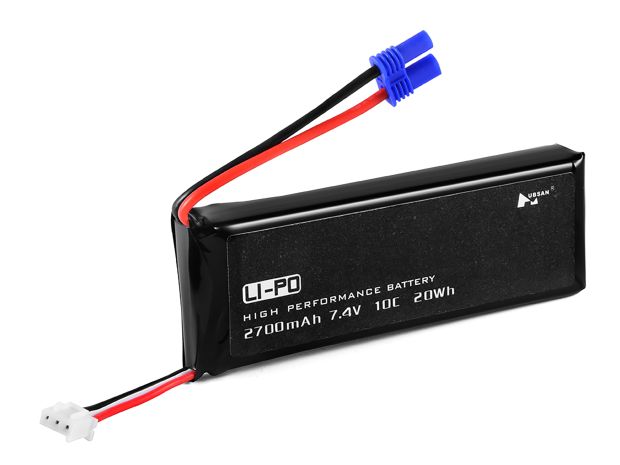Комплект акумуляторів Hubsan 2700mAh 2S 10C (H501S-29), Світлина 2
