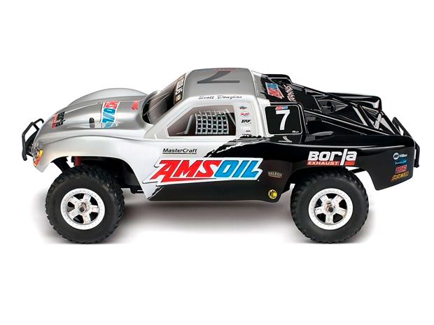 Автомодель шорт-корс Traxxas Slash 4x4 4WD 1/16 RTR (70054-1 Silver), Світлина 3