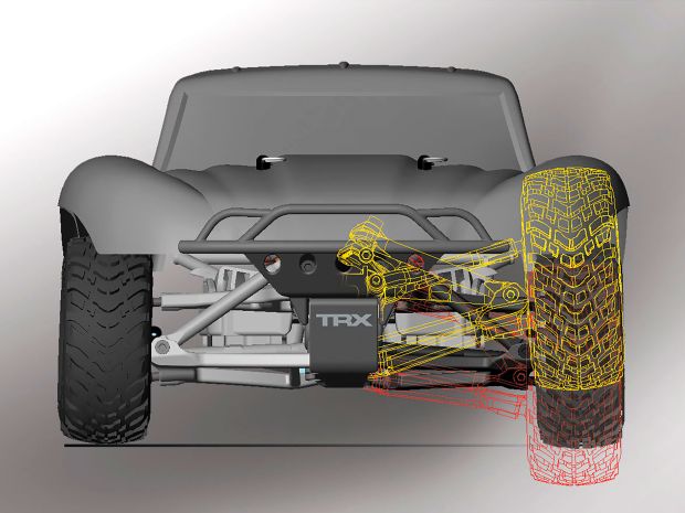Автомодель шорт-корс Traxxas Slash 4x4 4WD 1/16 RTR (70054-1 Silver), Світлина 8