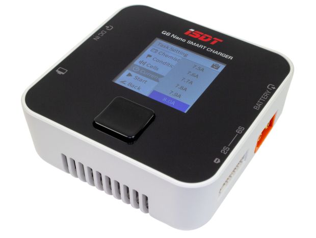 Зарядний пристрій iSDT Q6 Nano 200W 8A (білий), Світлина 1