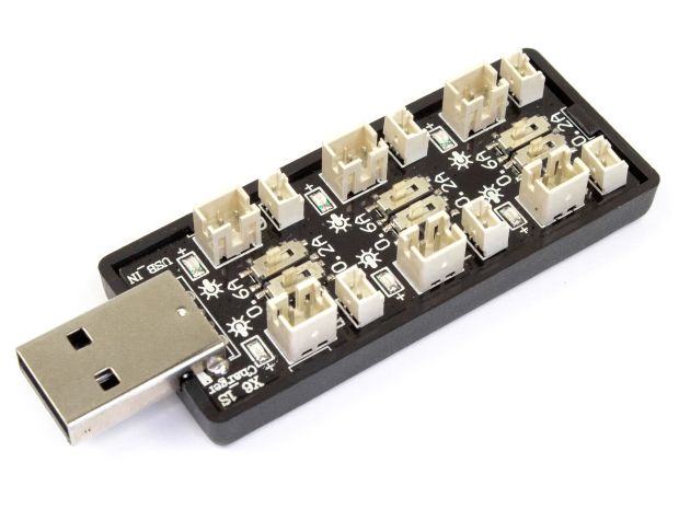 Зарядний пристрій USB для 6-ти 1S LiPo акумуляторів, Світлина 1