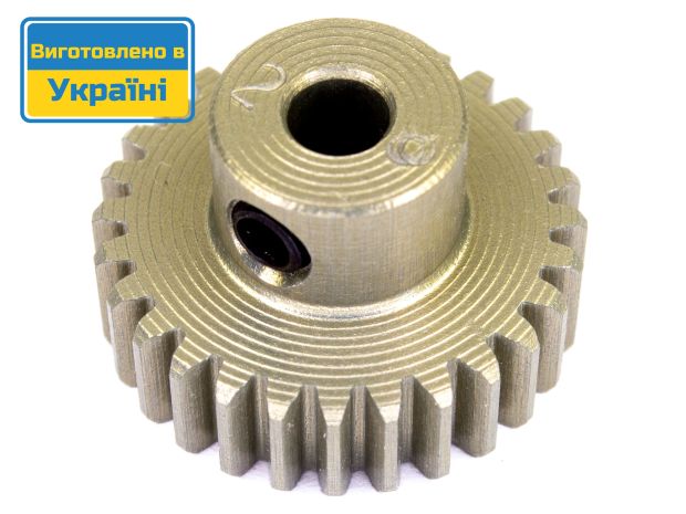 Шестерня ведуча (піньйон) KV 3.17мм 48P 28T, Світлина 1