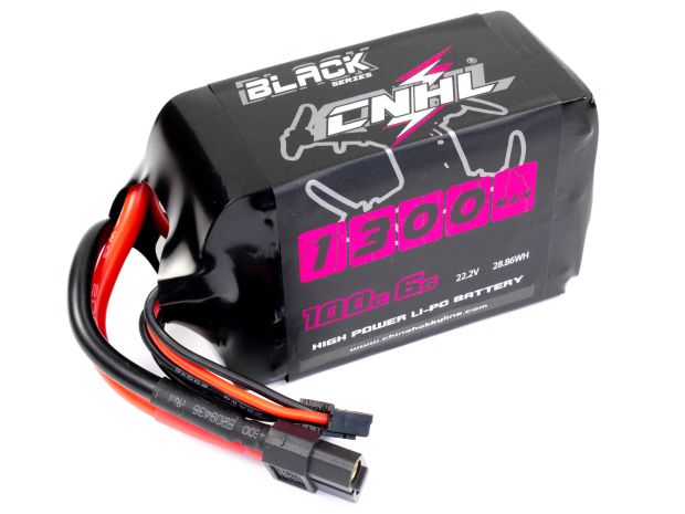 Акумулятор CNHL 1300mAh 6S 100C (Black Series), Світлина 1