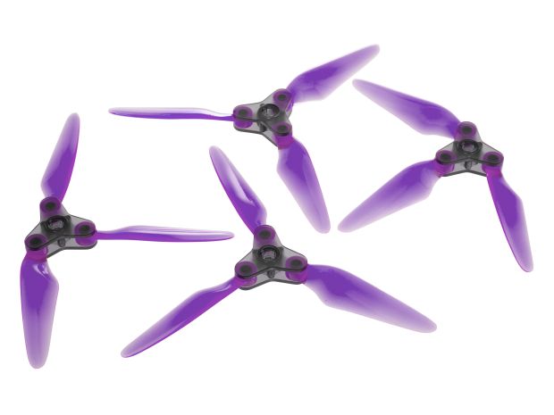 Комплект складних пропелерів для квадрокоптера Dalprop Fold F5 (Crystal Purple), Світлина 1