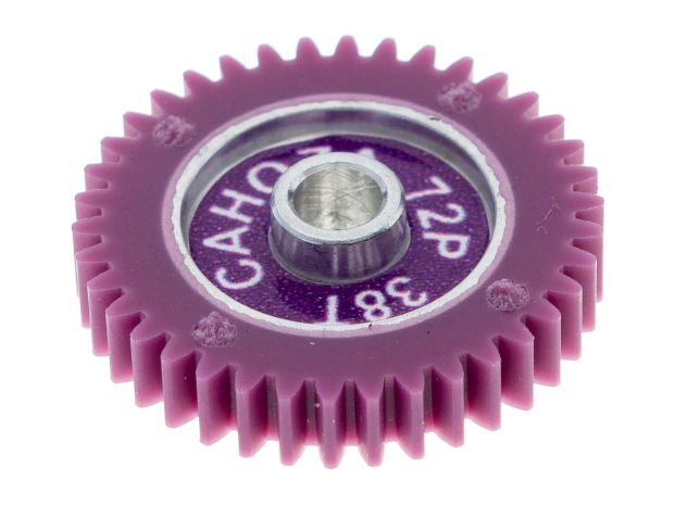 Шестерня (спур) Cahoza Highly Durable 38T 72P на вісь 2.37мм #5-B, Світлина 2