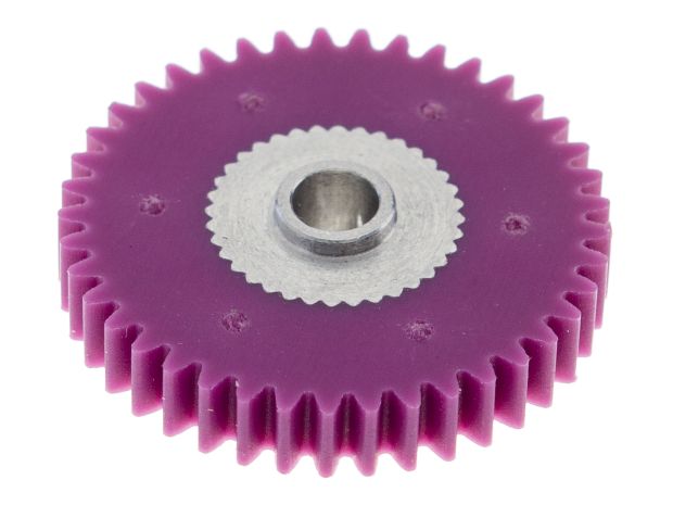 Шестерня (спур) Cahoza Highly Durable 40T 72P на вісь 2.37мм #5-B, Світлина 2