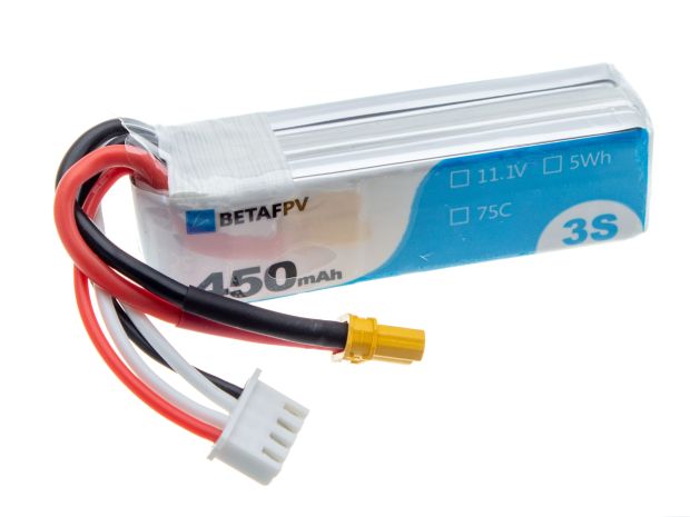 Акумулятор BetaFPV XT30 450mAh 3S 75C, Світлина 1