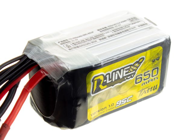 Акумулятор TATTU R-Line V1.0 650mAh 6S 95C, Світлина 1