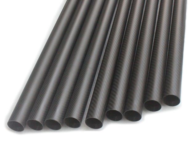 Трубка карбонова 8мм x 6мм x 1000мм (3K Twill плетіння), Світлина 1