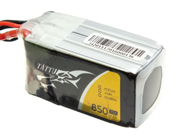 Акумулятор Gens Ace TATTU 850mAh 4S 75C, Світлина 2