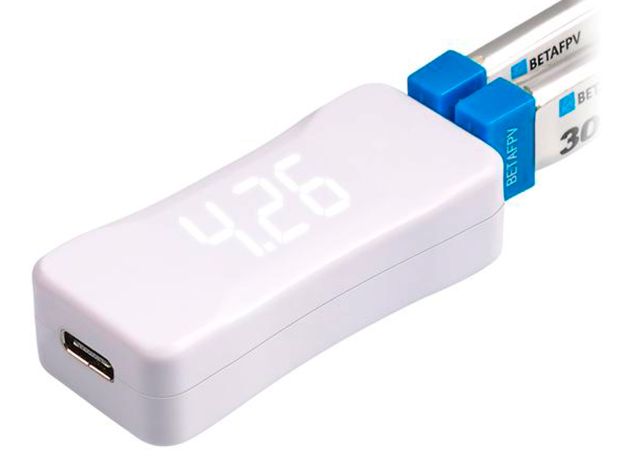 USB зарядний пристрій BetaFPV V2 для 1S LiPoHV (BT2.0), Світлина 1