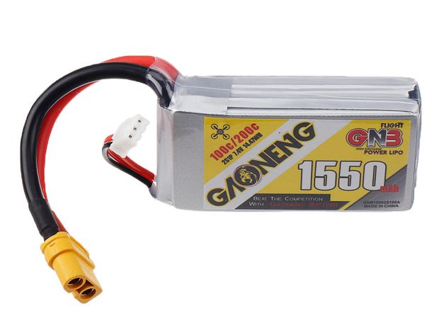 Акумулятор Gaoneng GNB 1550mAh 2S 100C, Світлина 1