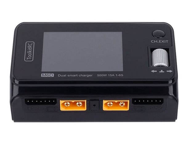 Зарядний пристрій ToolkitRC M6D 2x250W 15A, Світлина 2