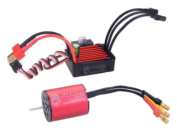 Безколекторна система Surpass Hobby KingKong 2430-8200KV/25A, Світлина 1