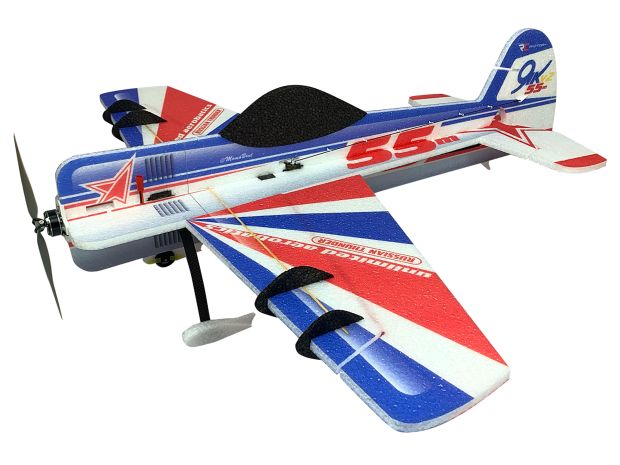 Модель для 3D-пілотажу Crack Yak 55 (червоно-синя), Світлина 1