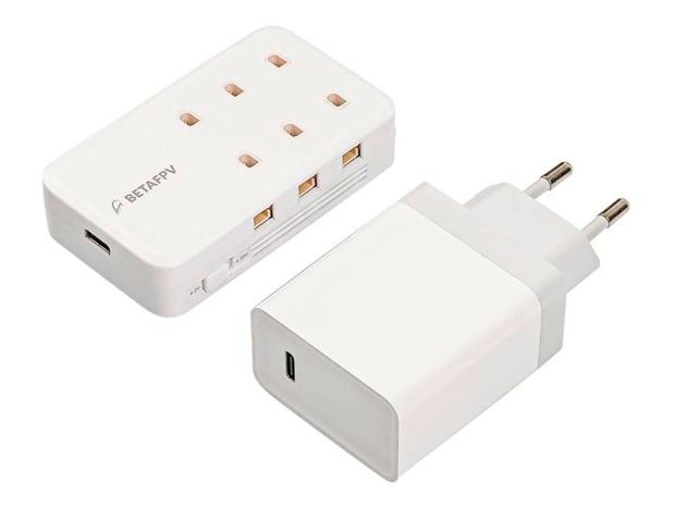 USB зарядний пристрій BetaFPV V2 для 1S LiPoHV (BT2.0/PH2.0) з блоком живлення, Світлина 1