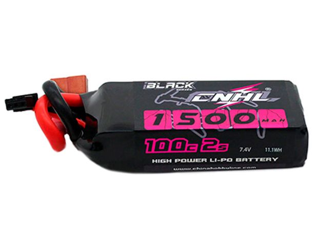 Акумулятор CNHL 1500mAh 2S 100C (Black Series), Світлина 1
