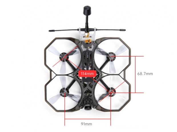 Квадрокоптер iFlight ProTek25 CineWhoop 4S (PNP), Світлина 3
