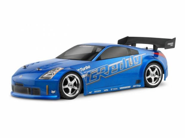 Корпус Nissan 350Z Greddy 1/10 (HPI 17518) прозорий, Світлина 1