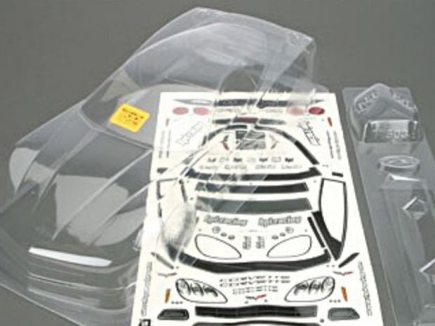 Корпус Chevrolet Corvette C6 1/10 (HPI 17503) прозорий, Світлина 2