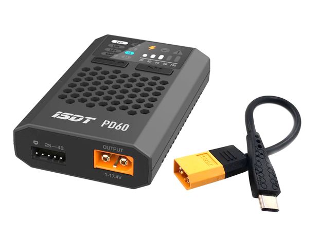 Зарядний пристрій iSDT PD60 USB-C 60W 6A, Світлина 4