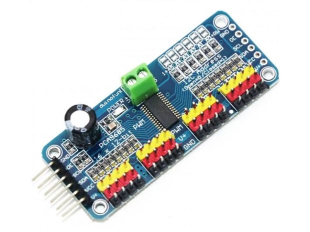 Модуль PCA9685 16-канальний з I2C інтерфейсом 12-bit PWM, Світлина 1