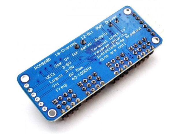Модуль PCA9685 16-канальний з I2C інтерфейсом 12-bit PWM, Світлина 2