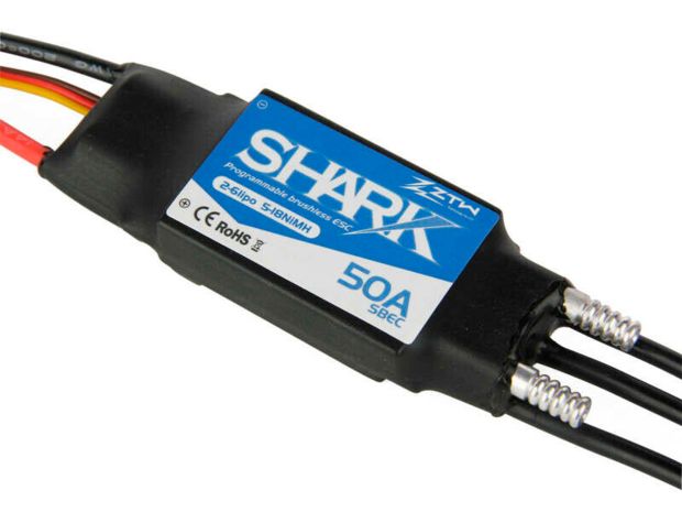 Регулятор швидкості ZTW Shark 50A з водяним охолодженням, Світлина 1