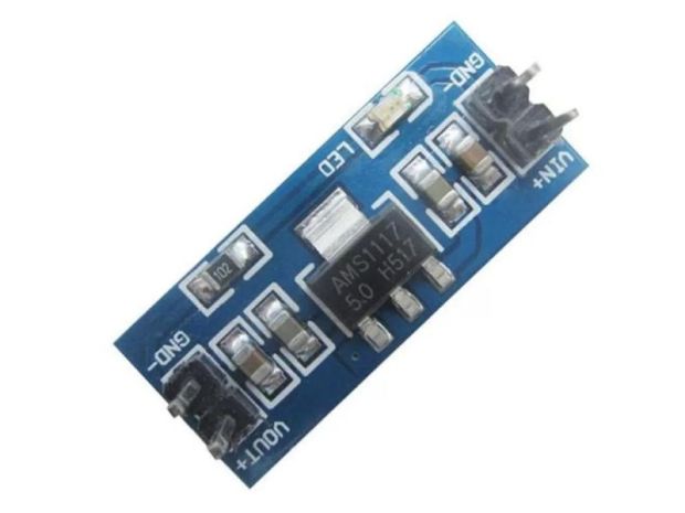 Знижувальний перетворювач напруги DC-DC AMS1117 4.5-7В, Світлина 1