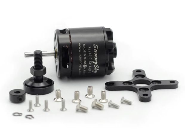 Двигун безколекторний SunnySky X2216-1100kv V2 (довгий вал), Світлина 4