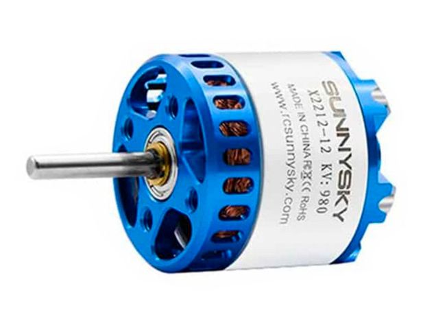 Двигун безколекторний SunnySky X2212-1400kv V3 (довгий вал), Світлина 1