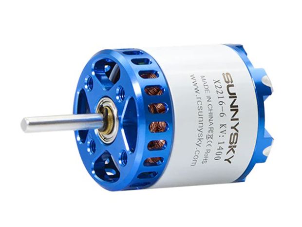 Двигун безколекторний SunnySky X2216-950kv V3 (довгий вал), Світлина 1