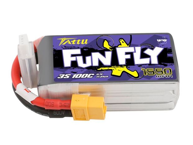 Акумулятор TATTU FunFly 1550mAh 3S 100C, Світлина 1