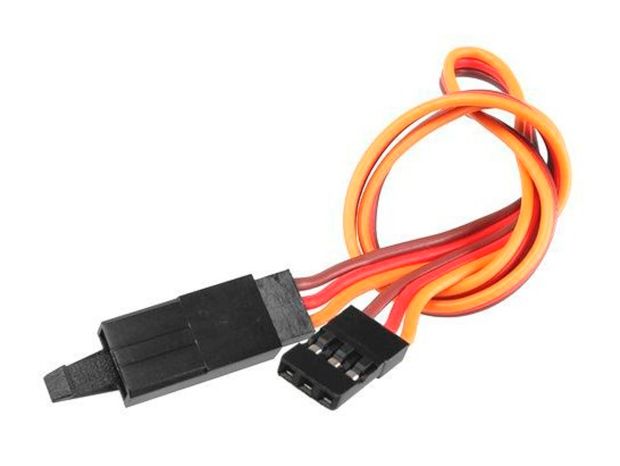 Подовжувач для сервомеханізмів з фіксатором JR 26AWG 20см , Світлина 1