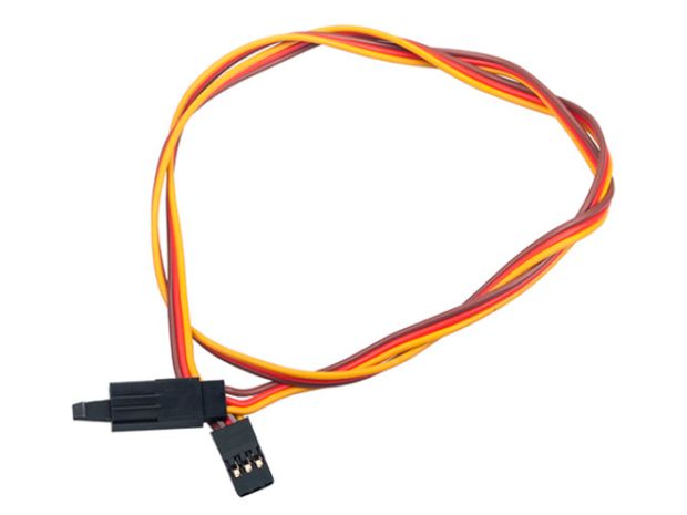 Подовжувач для сервомеханізмів з фіксатором JR 26AWG 50см , Світлина 1
