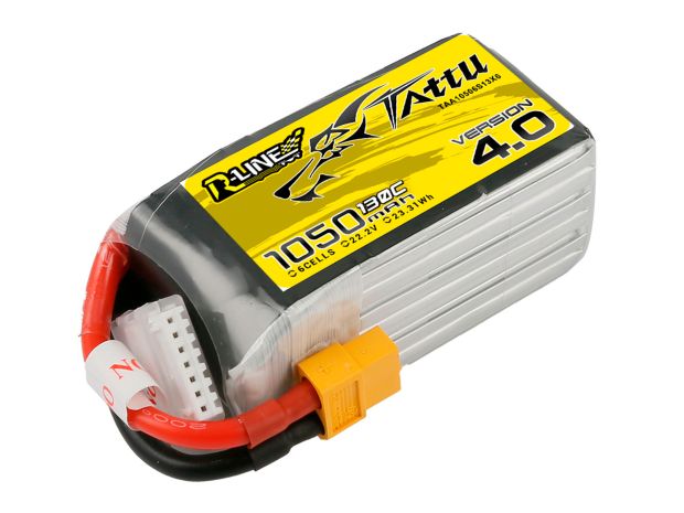 Акумулятор TATTU R-Line V4.0 1050mAh 6S 130C, Світлина 1
